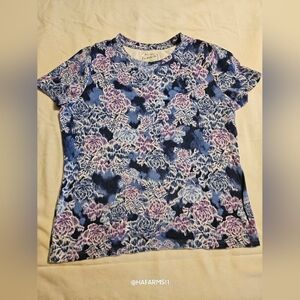 Studio Works Dark Purple n Blue Top